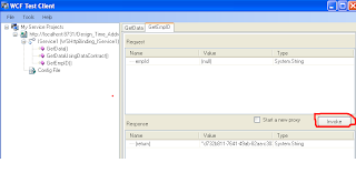 WCF Application Invoke