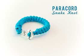 Paracord Snake Knot with Anchor @craftsavvy #craftwarehous #paracord #paracordbracelets #diy