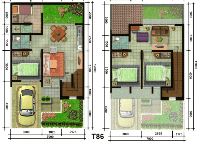 96+ Desain Rumah 5 X 12 Meter - Rumah Minimalis 6 X 12 