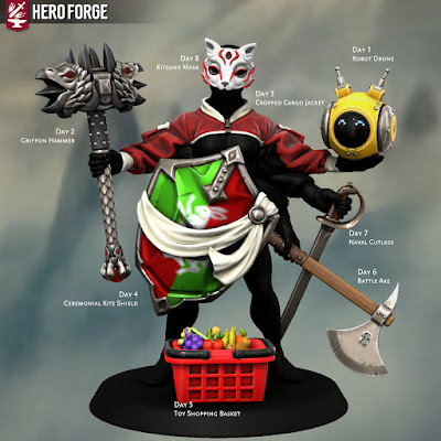 2023 hero forge advent calendar - week one