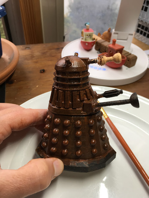 3D Printed Dalek via foobella.blogspot.com