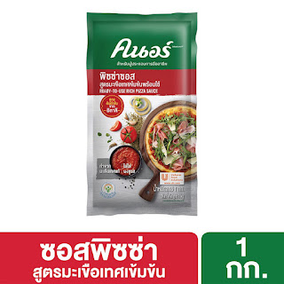 คนอร์ ซีเล็คชั่นส์ ซอสพิซซ่า 1 กิโลกรัม Knorr Sauce Pizza 1 Kg