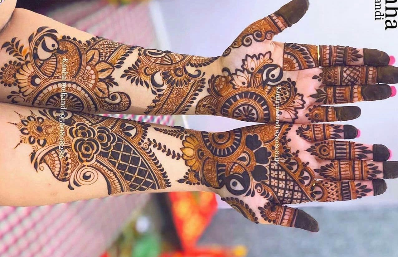 65 Fresh And Latest Mehndi Designs To Try In Bling Sparkle