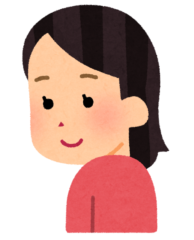 振り返る人のイラスト 女性 かわいいフリー素材集 いらすとや