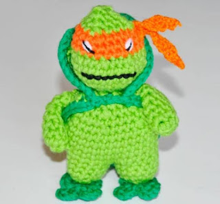 PATRON GRATIS TORTUGA NINJA AMIGURUMI 67570