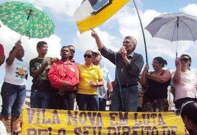 Resultado de imagem para foto da manifestação na rn 016 pela volta do petroleo em carnaubais