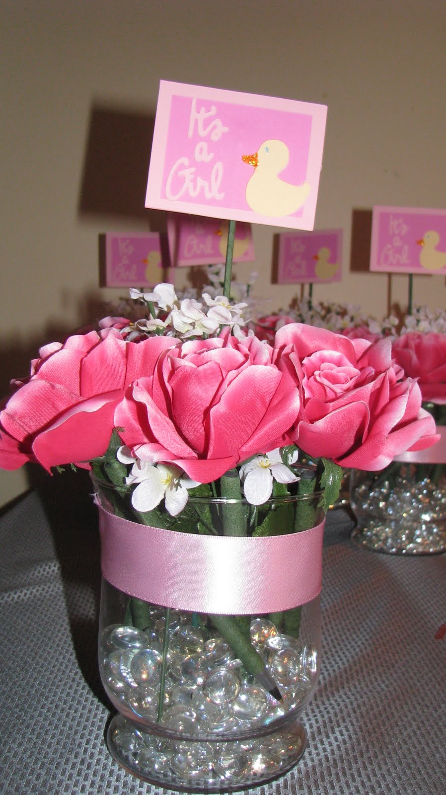 Creatively Challenged Baby  Shower  Centerpieces 
