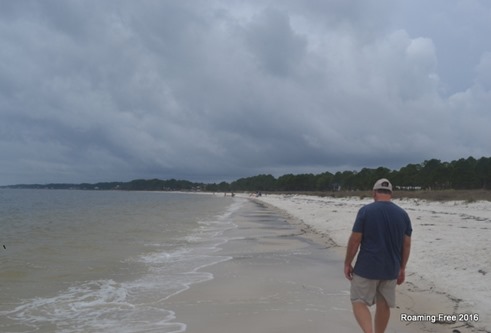 Walking the beach