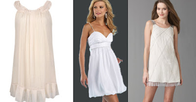 Trendy Short White Dresses 2010/2011