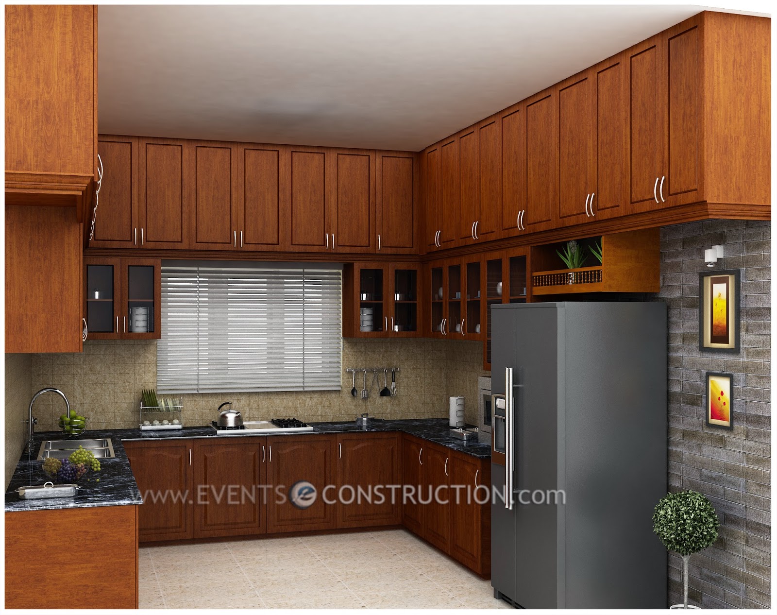 Evens Construction Pvt Ltd Kerala  kitchen  interior design