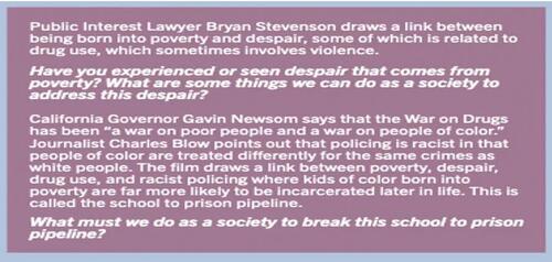 Activity from The Great American Lie curriculum for high school and college students. Students are asked to watch and discuss a clip of Gavin Newsom.