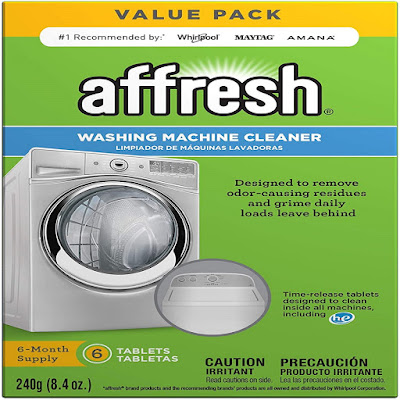 Affresh W10549846 Washing Machine Cleaner, 5 Tablets: Cleans Front Load and Top Load Washers, Including HE