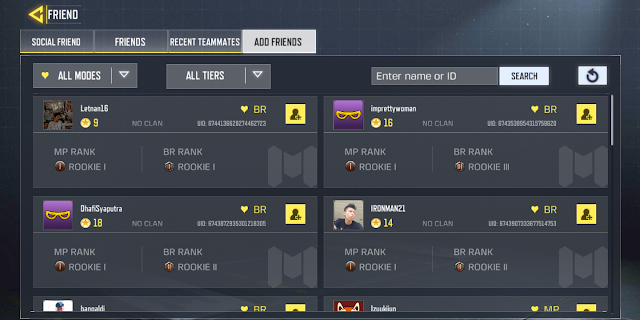 How to add friends in COD (Call of Duty Mobile)
