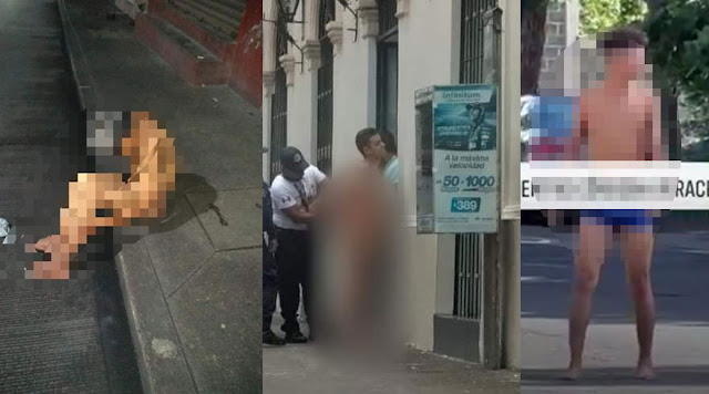 ¿Terminator challenge? hombres caminan desnudos por las principales calles de Córdoba 