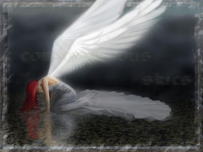 Sad Angel Angel I saw you spreaded wings in the moons illuminating 