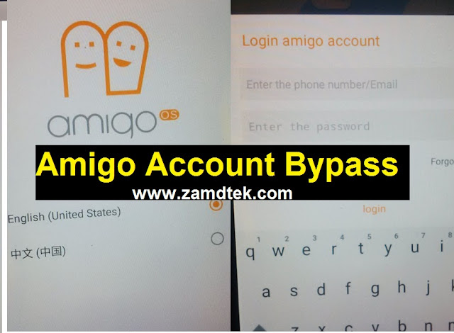 How to bypass Amigo login account in Gionee Android