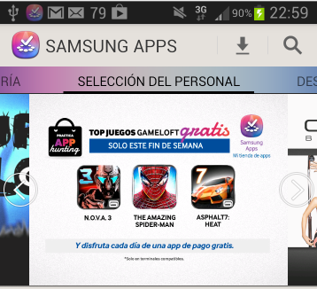  juegos de Gameloft Gratis por fin de semana en la Tienda Smasung Apps Aproveche!!!