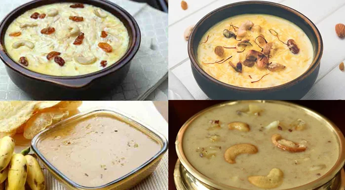 Kheer or Payasam, Onam Special, Kerala tasty desserts