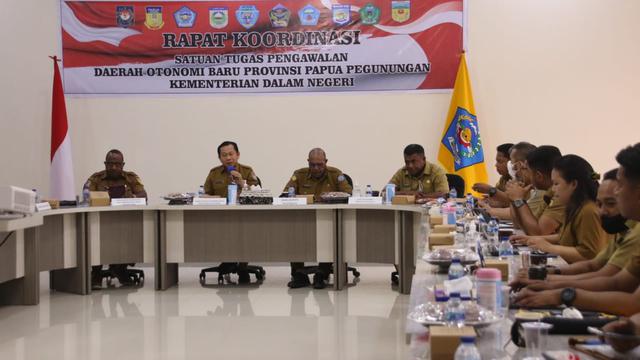 Pacu Percepatan Persiapan 3 Provinsi Baru di Papua, Kemendagri Turunkan Satgas DOB