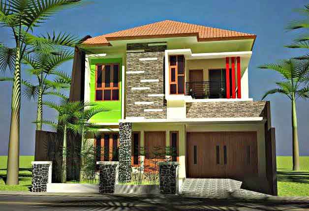 35 Inspirasi  Model Desain Rumah  Minimalis  2  Lantai  Sederhana 