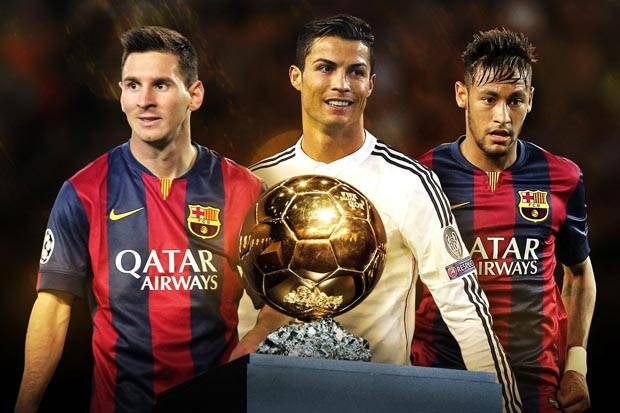 Neymar Akan Rebut Piala Ballon d'or Dari Messi Dan Ronaldo