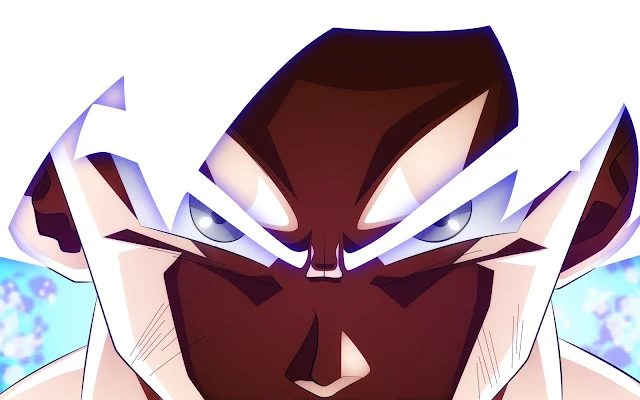 Papel de parede grátis Dragon Ball Super Ultra Instinct Goku para PC, Notebook, iPhone, Android e Tablet.