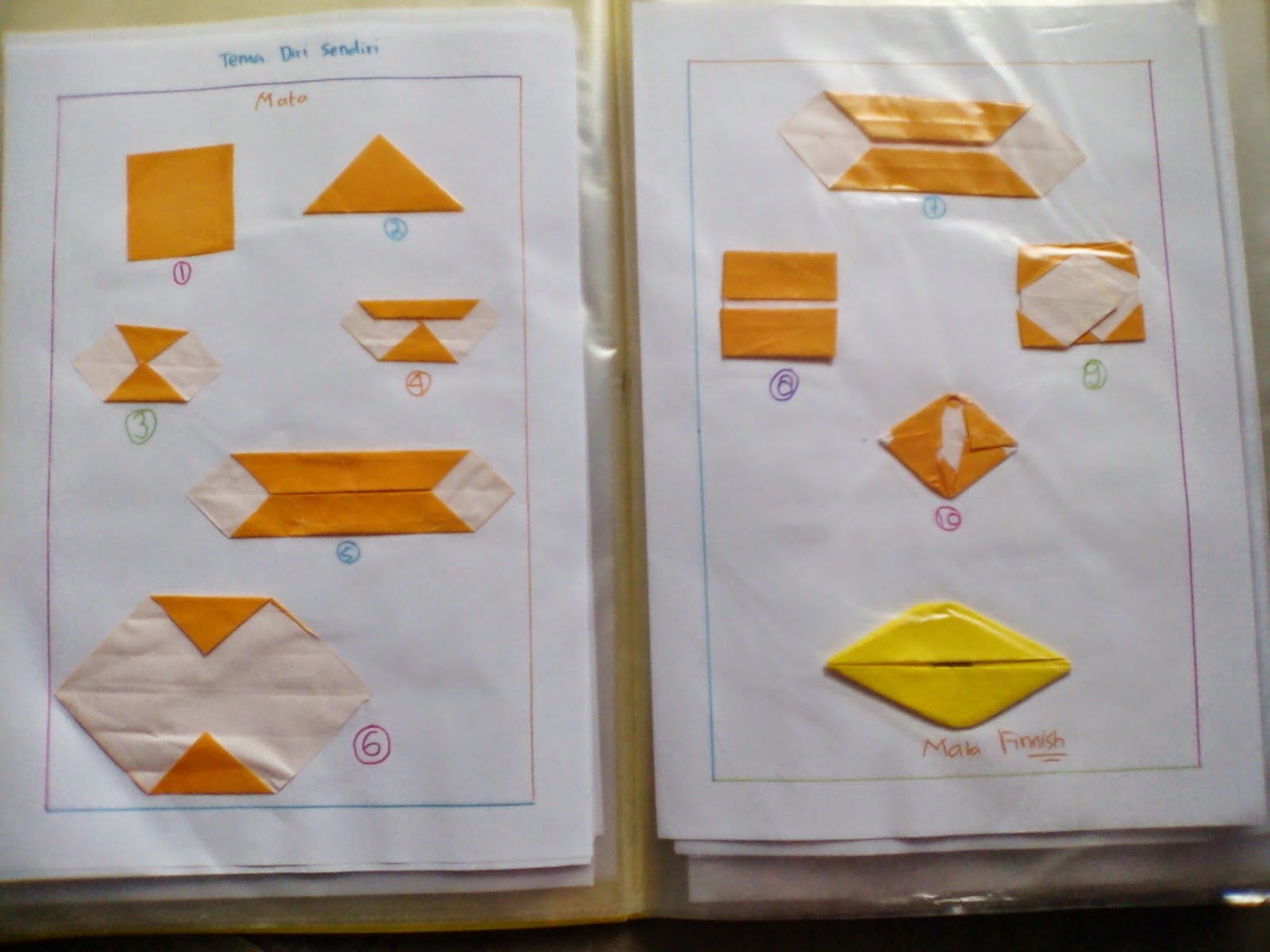 Rahmi Syah Putri Cara  Cara  Melipat Origami Sesuai dengan 