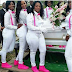  Check out these beautiful pall bearers at a funeral