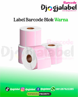 Toko Label Barcode Blok Warna