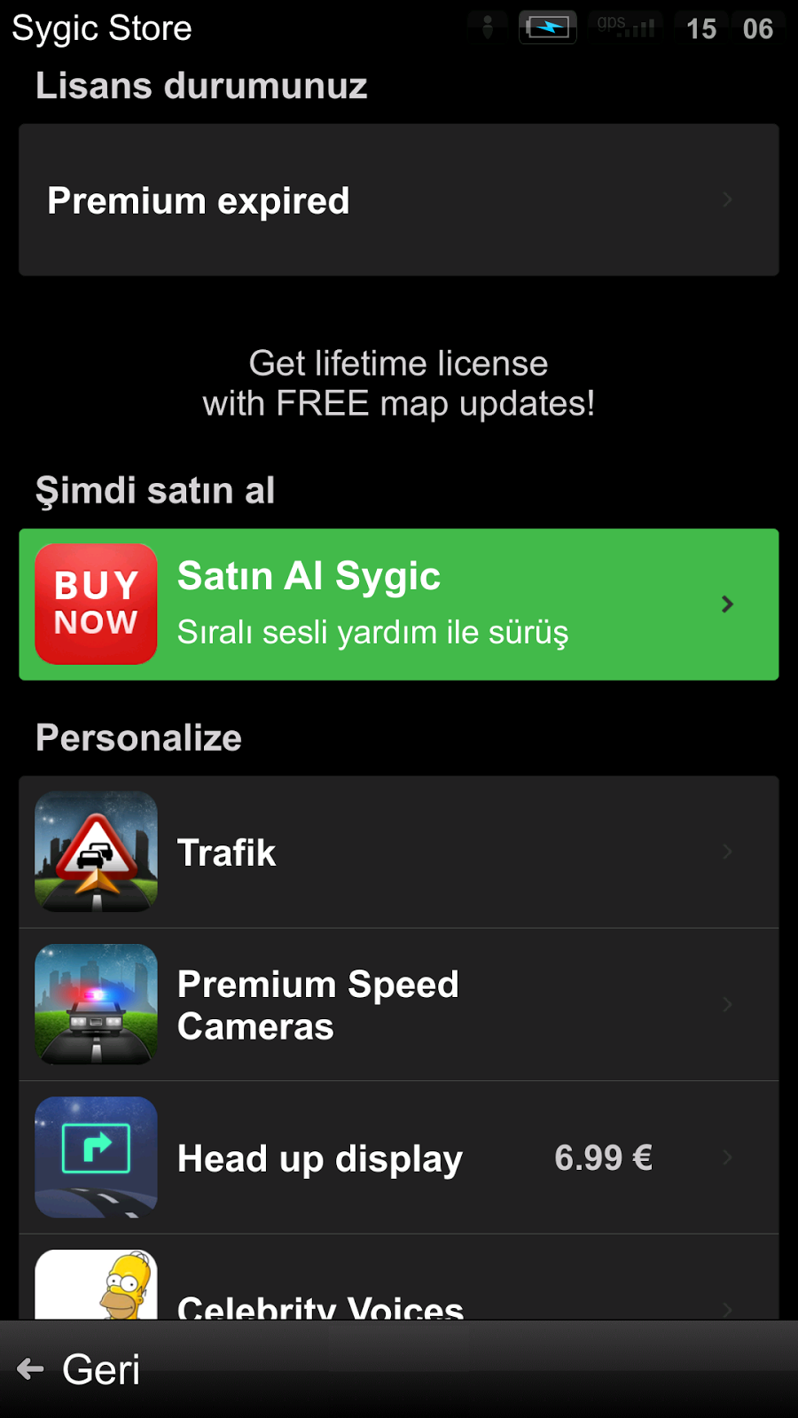 Sygic Android Full Türkçe Navigasyon 14.0.2