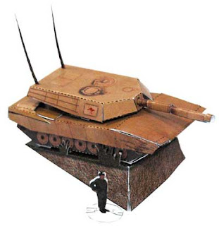 M1A1 Abrams Tank Papercraft