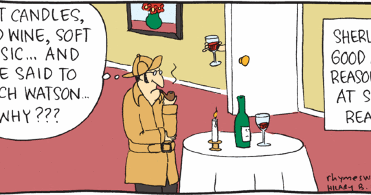 Mystery Fanfare Cartoon Of The Day Sherlock Holmes Seductive Reasoning