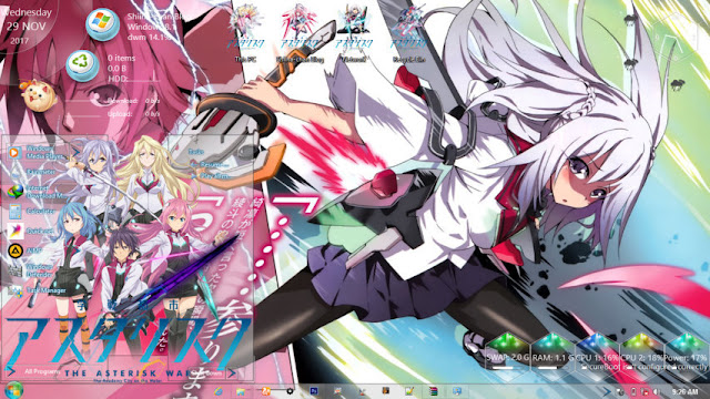 Windows 8.1 Theme Gakusen Toshi Asrisk by Andrea_37