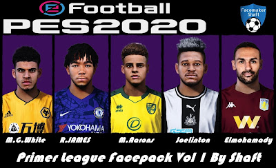 PES 2020 Premier League Facepack Vol 1 by Shaft