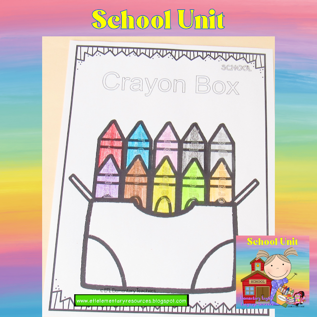 crayon box worksheet