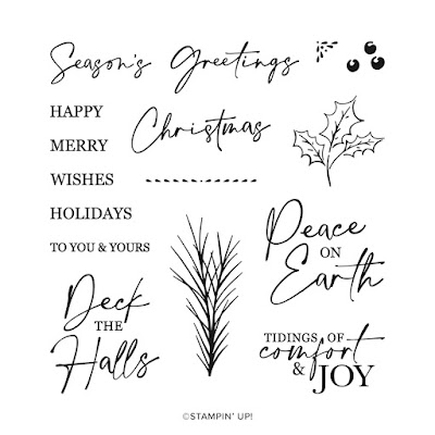 Christmas classics stampin up fun easy simple stamping Christmas card