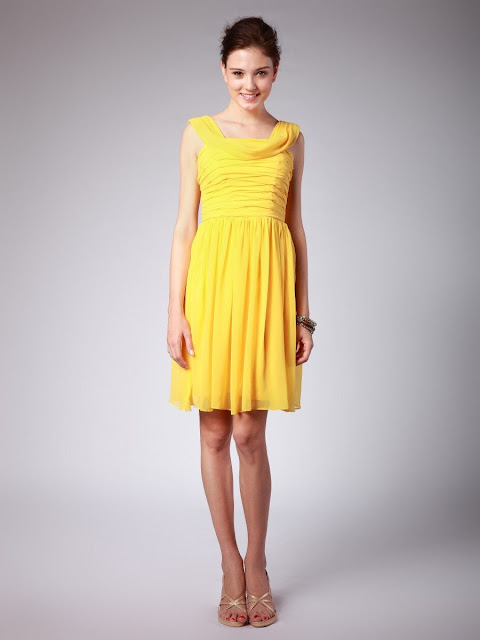 yellow bridesmaid dress