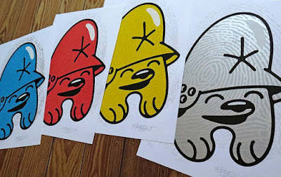 Teddy Troops Fingerprints Screen Prints by Flying Fortress