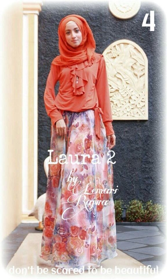 Baju Muslim  Terbaru Indonesia Laura Vol 2 By Lemari  Rajwa