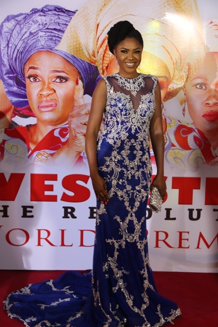 Tony Elumelu, Lai Mohammed, Mo Abudu, Toyin Abraham, Biola Alabi, Ufuoma and others attend Omoni Oboli?s premiere of Wives on Strike Revolution