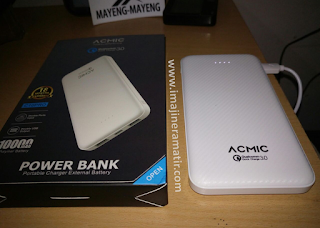 Menguji Kapasitas Power Bank ACMIC C10PRO