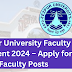 Tezpur University Faculty Recruitment 2024 – Apply for 40 Faculty Posts