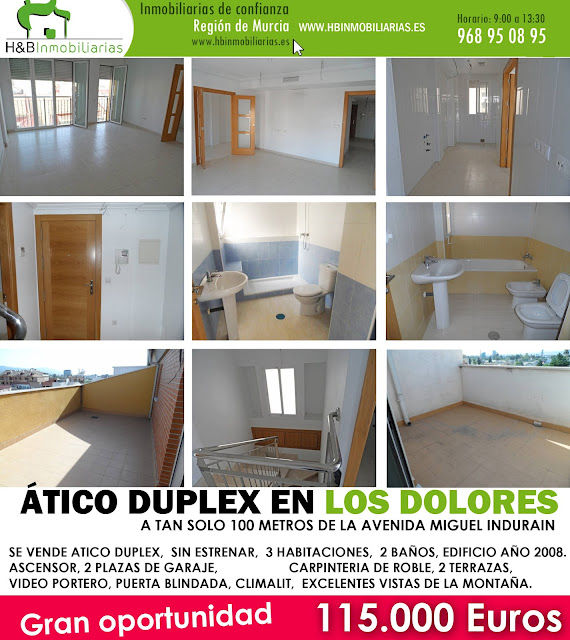 atico duplex en los dolores de murcia