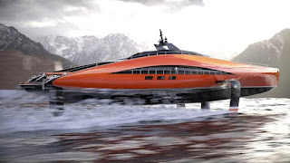 the latest innovative yacht design that can "fly" at $86 million Designed by Italian studio Lazzarini Design, the Blektrum Yacht is the latest in a number of radical superyacht designs. The 74-meter-long yacht is powered by a hydrofoil system, can lift itself above the surface of the water, and appears to "fly" at high speeds.  Italian studio Lazzarini Design has unveiled an inspiring and innovative luxury yacht design within its latest series of inventions.  Dubbed the Plectrum, the yacht measures 74 meters in length and is powered by a hydrofoil system.  Plectrum can lift itself above the surface of the water, appearing to "fly" at high speeds.  The Italian studio team said the design of the yacht was largely inspired by the single-hull sailboats that participated in the international America's Cup sailing yacht competition.  But instead of being propelled by the wind like a sailing yacht, this bright orange megayacht is powered by three hydrogen engines, each with a maximum power of 5,000 horsepower.  Although the design is only a concept, the designers said it could be built in two years at an estimated cost of $86m (€80m) if a buyer can be found.  "We would like to remind you that in 1964 the shipbuilding industry was actually able to build similar ships," the designers said in a statement.  Of course, the metal fin system can be adjusted based on 'navigational needs', as they can be extended from 15m wide when anchored to the yacht's mooring berth to 20m from the transom when open, while the yacht is sailing at high speed.  Made from a combination of dry carbon fiber composite materials, the lightweight yacht is designed to be the fastest of its kind and will have the ability to achieve a top speed of 75 knots.  As for amenities on board the yacht, it will be equipped with six cabins for guests, a suite for the owner of the ship, a helipad, in addition to a beach club, and a swimming pool over its four levels.  The Plectrum is the latest in a number of radical superyacht designs from Lazzarini.
