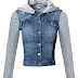 DETACHABLE HOODIE DENIM JACKET FOR WOMEN