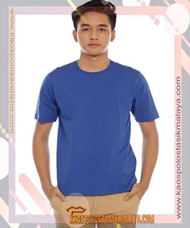 JUAL KAOS POLOS BIRU BENHUR TASIKMALAYA