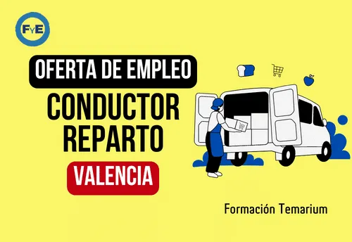 Oferta de empleo para conductor repartidor en Valencia