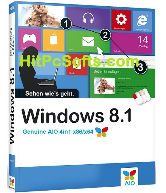 Microsoft Windows 8.1 Genuine AIO 4in1 x86/x64 With Activation Keys