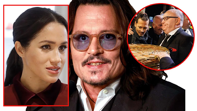 Meghan Markle Reportedly Emotional as Johnny Depp Calls Security at Shane McGowan's Funeral