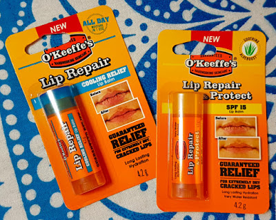 O'Keeffe's Cooling Relief Lip Repair Lip Balm and Unscented Lip Repair and Protect Lip Balm